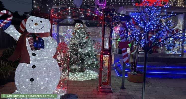Christmas Light display at 6 Bounty Street, Warrane