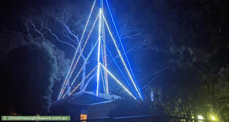 Christmas Light display at 7 Hurley Court, Balnarring