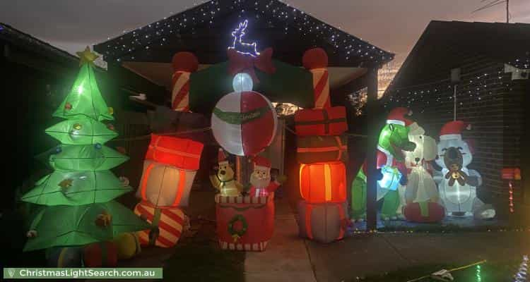 Christmas Light display at 23 Cameron Drive, Hoppers Crossing