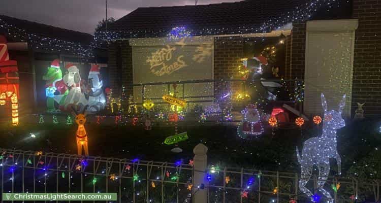 Christmas Light display at 23 Cameron Drive, Hoppers Crossing