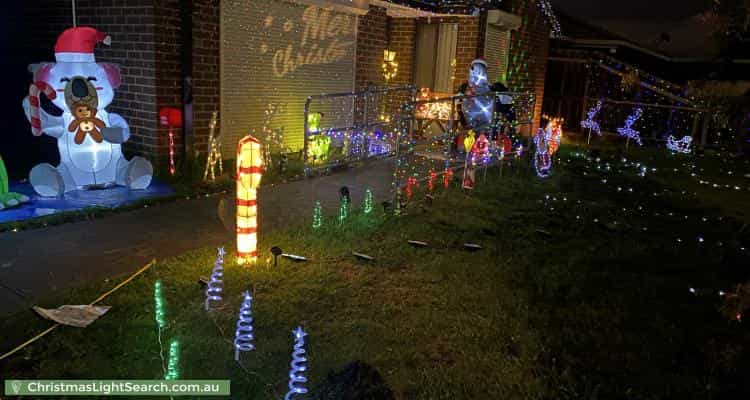 Christmas Light display at 23 Cameron Drive, Hoppers Crossing