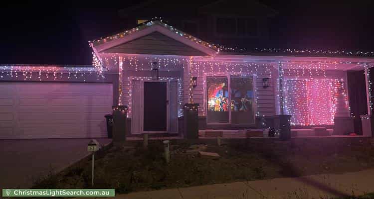 Christmas Light display at 31 Outback Court, Doreen