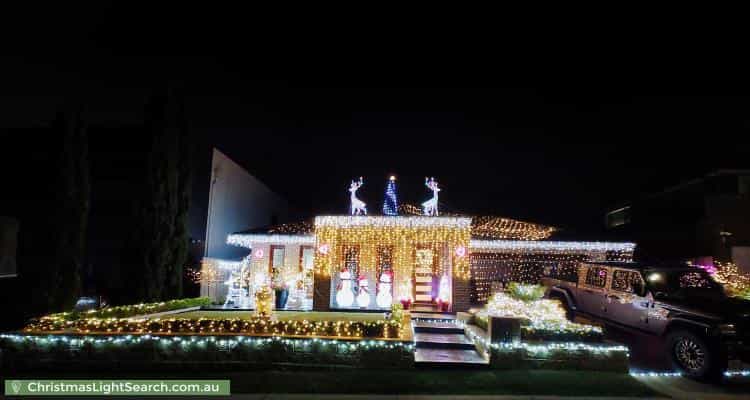 Christmas Light display at 30 Sherrard Avenue, Elizabeth Hills