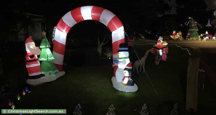 Christmas Light display at  Liberty Court, Saint Helena