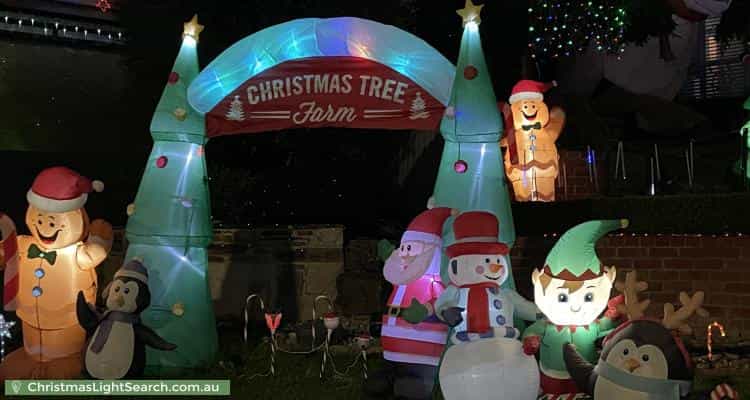 Christmas Light display at  Liberty Court, Saint Helena