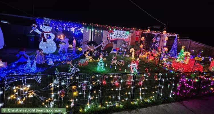 Christmas Light display at 43 Purchas Street, Werribee