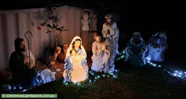 Christmas Light display at 30 Waylen Square, Beeliar