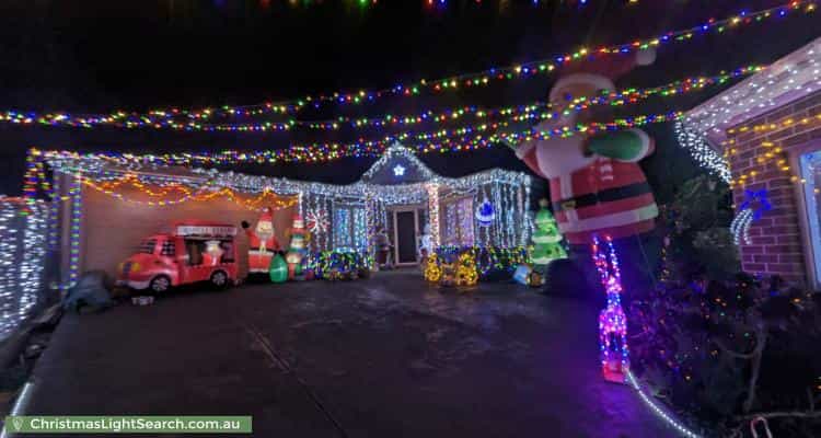 Christmas Light display at 15 Old Kent Road, Mooroolbark