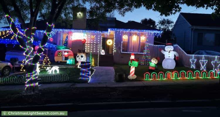 Christmas Light display at 28 Montgomery Avenue, Mount Waverley