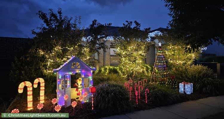 Christmas Light display at 4 Casilda Street, Harrison