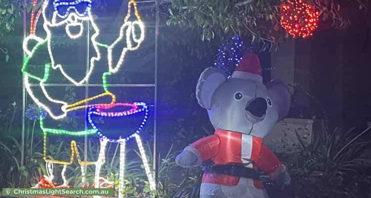Christmas Light display at 6 Norco Way, Bayswater