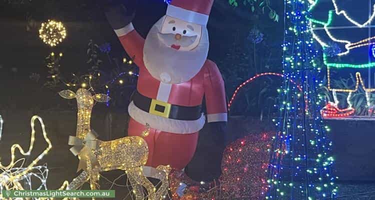 Christmas Light display at 6 Norco Way, Bayswater