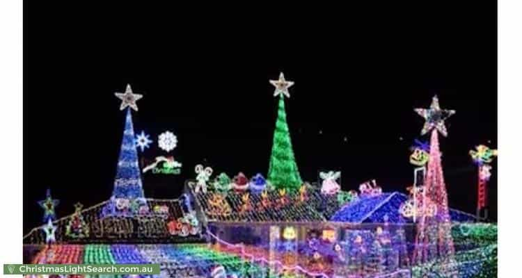 Christmas Light display at 11 Kristina Court, Pakenham