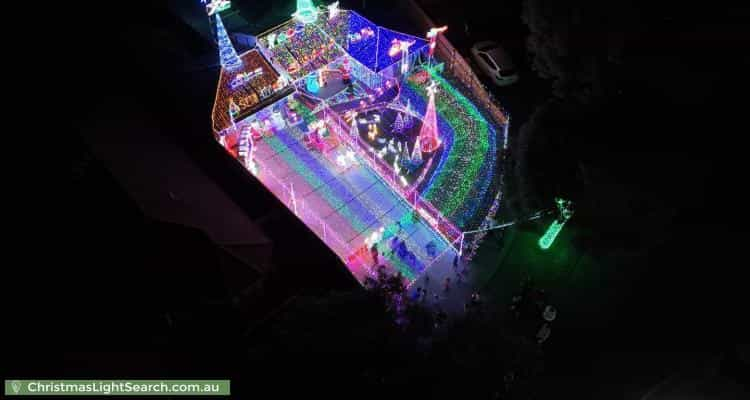 Christmas Light display at 11 Kristina Court, Pakenham