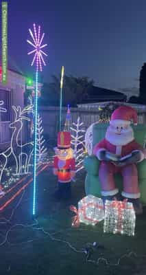 Christmas Light display at 1 Norman Avenue, Chelsea Heights