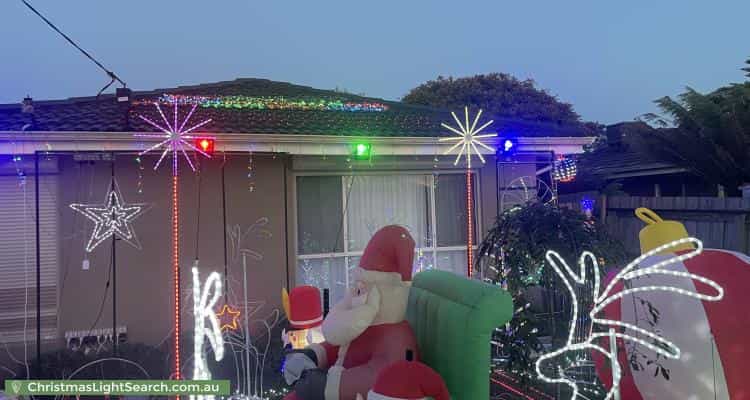 Christmas Light display at 1 Norman Avenue, Chelsea Heights