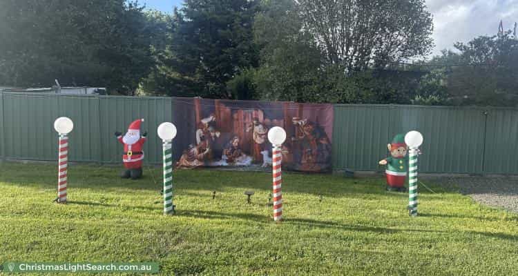 Christmas Light display at 9 Windridge Way, Kyneton