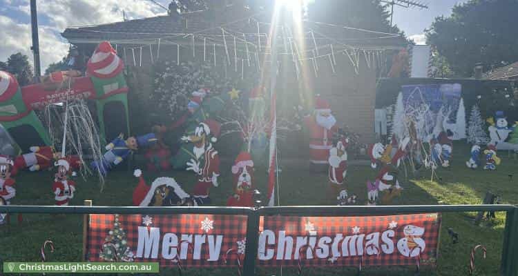 Christmas Light display at 9 Windridge Way, Kyneton