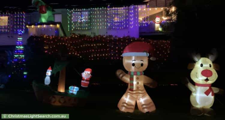 Christmas Light display at 4 Koomooloo Circle, Coomera