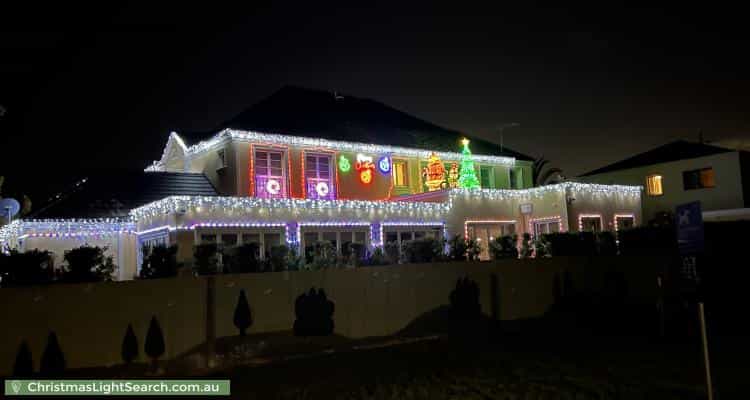 Christmas Light display at 22 Sandpiper Drive, Taylors Lakes