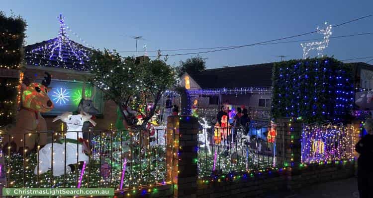 Christmas Light display at 12 Cooper Street, Sunshine