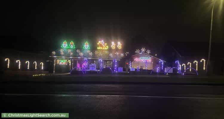 Christmas Light display at 9 Fleurs Street, Minchinbury