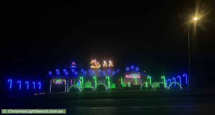 Christmas Light display at 9 Fleurs Street, Minchinbury