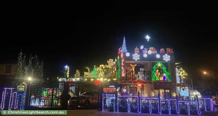 Christmas Light display at 34 Matrix Circuit, Craigieburn