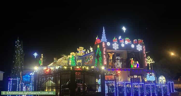 Christmas Light display at 34 Matrix Circuit, Craigieburn