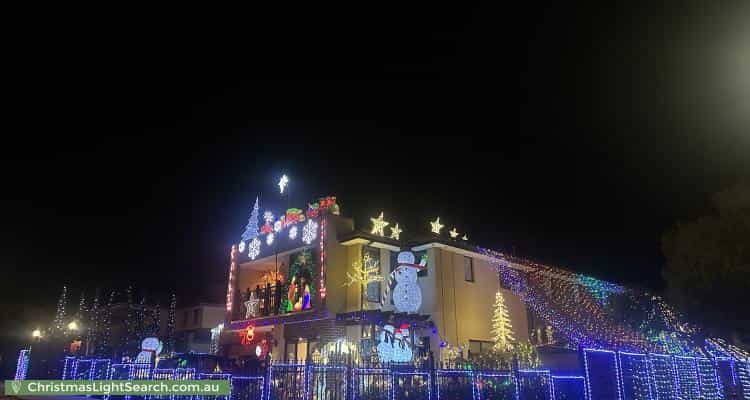 Christmas Light display at 34 Matrix Circuit, Craigieburn