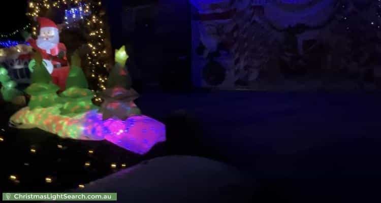 Christmas Light display at  Spinebill Court, Pakenham