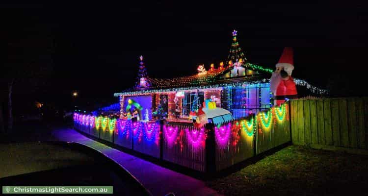 Christmas Light display at 18 Balmoral Way, Pakenham