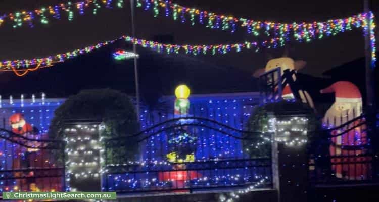 Christmas Light display at 2 Hibiscus Road, Blackburn North