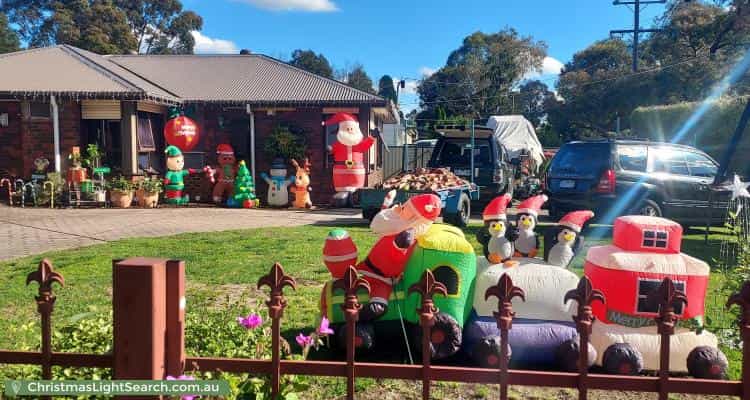 Christmas Light display at 27 Dobson Street, Ferntree Gully