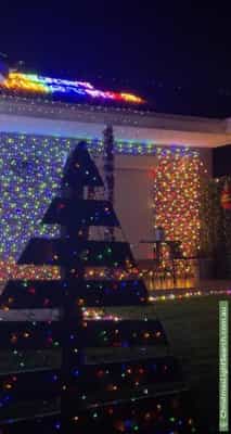 Christmas Light display at 83 Hanson Street, Freeling