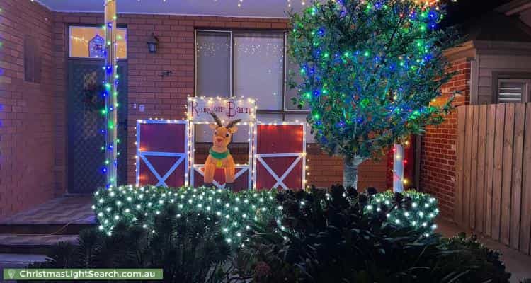 Christmas Light display at 74 Martin Street, Thornbury