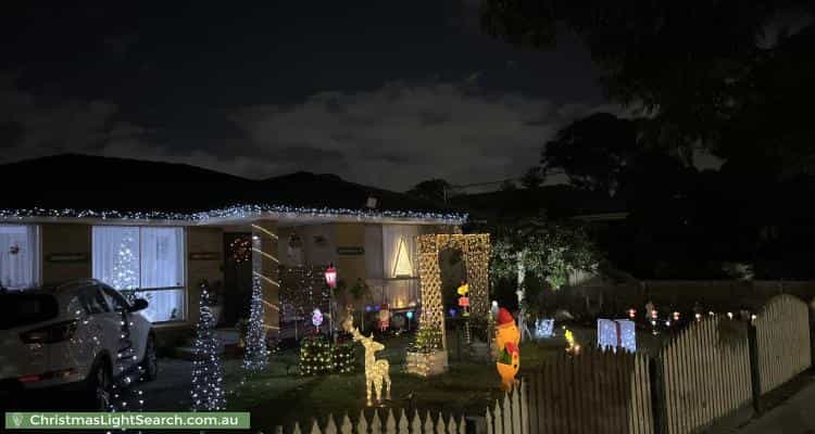 Christmas Light display at 16 Winnima Avenue, Hampton Park