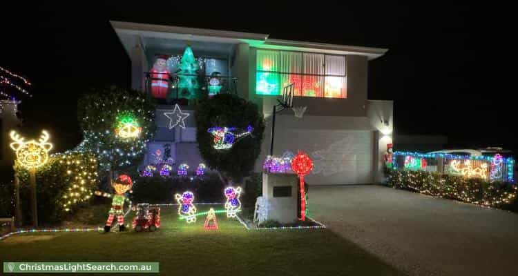 Christmas Light display at 27B Downey Drive, Manning