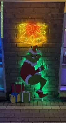 Christmas Light display at 31 Epsilon Close, Woodcroft