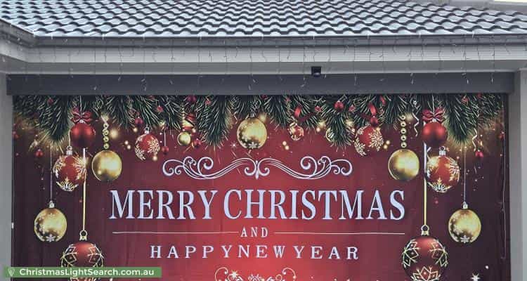 Christmas Light display at  Lynton Crescent, Wollongbar