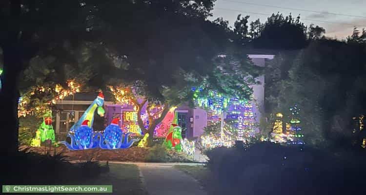 Christmas Light display at  Foveaux Street, Ainslie