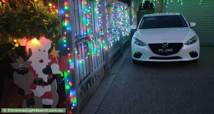 Christmas Light display at 14 Gillespie Court, Cranbourne North