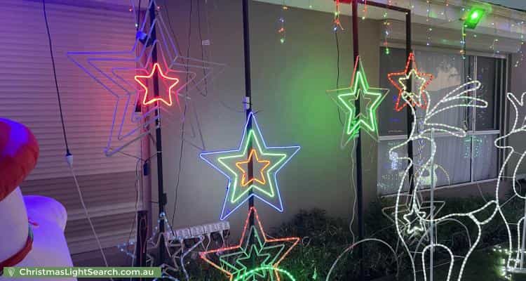 Christmas Light display at 1 Norman Avenue, Chelsea Heights