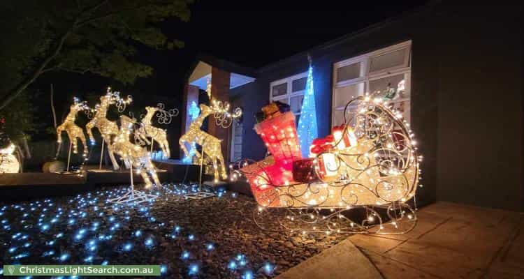 Christmas Light display at 66 Loddon Drive, Taylors Hill