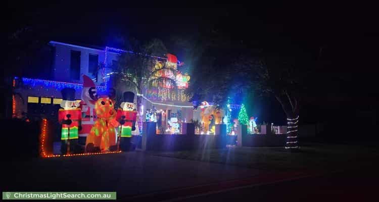 Christmas Light display at 2 The Link, Taylors Hill