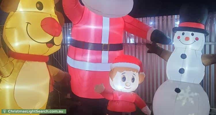 Christmas Light display at 40 May Terrace, Ottoway