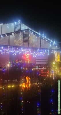 Christmas Light display at 40 May Terrace, Ottoway