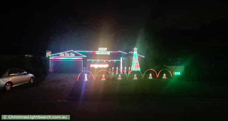 Christmas Light display at 5 Laird Close, Aspendale Gardens