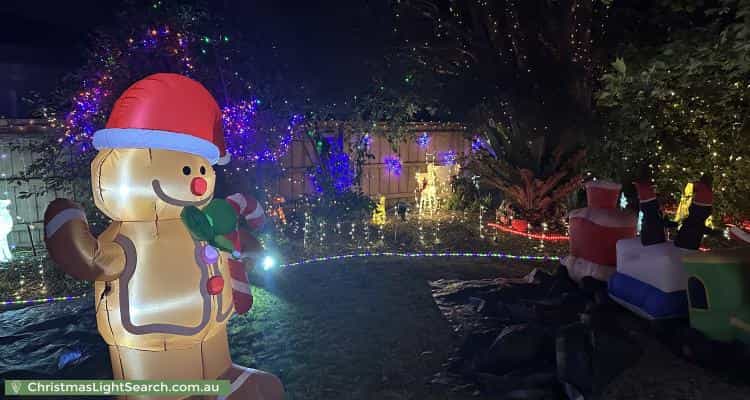 Christmas Light display at 6 Neasham Drive, Dandenong North