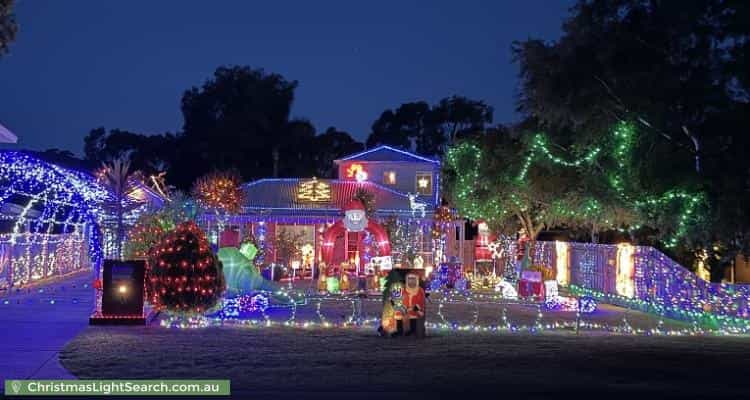 Christmas Light display at  Rollings Close, Rosebud